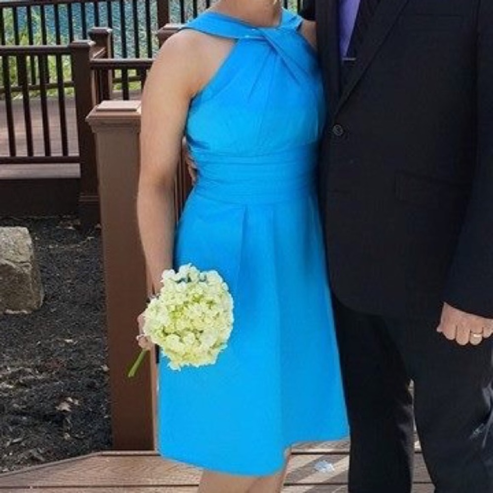 David’s Bridal 83690, Malibu Blue